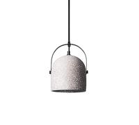 Personality Kettle-Type Concrete, E27 Base Single-Head Cement Hanging Lamp, Modern Style Pendant Light, Flush Mount Installation Lighting Fixtures (C)