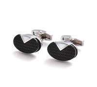 Personality Two Color Cufflinks Men's Formal French Cuff Button Shirt Cufflinks