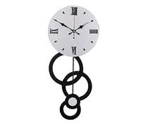 Personality Wall Clock Modern Simple Wall Clocks with Pendulum,for Bedroom Kitchen Office Home Nordic Art Decorative Clocks Non Ticking