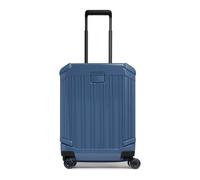 Personalizable 4 wheel cabin suitcase, unisex, Piquadro, Cabin Bags, Blue, ONE SIZE, Suitcases ONE SIZE