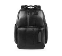 Personalizable laptop backpack 15.6 - male - Piquadro - Backpacks - Black - ONE SIZE - Bags ONE SIZE