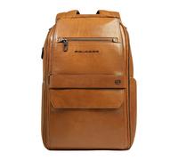 Personalizable Travel Laptop Backpack 14" - male - Piquadro - Backpacks - Beige - ONE SIZE - Bags ONE SIZE