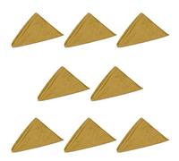 Personalize Pro Crushed Velvet Napkins for Home | 20-inch Dinner Napkins with Hemmed Edges for Dinning, Wedding, Banquet, Party, Events, Lightweight & Machine Washable - Gold - 6 PCS