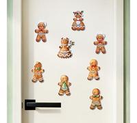 Personalized 2025 Christmas Gingerbread Man Family Magnet for Refrigerator,Custom Names Fridge Magnet,Xmas Gifts for Family Members Friends