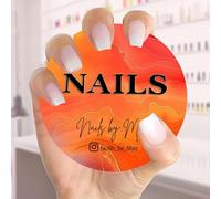 Personalized 3D Nail Photo Props, Custom Colorful Acrylic Nailfie Disk with Social Media and Commercial Promotion, Gift for Nail Artist(Color 2)