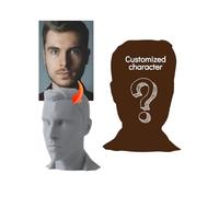 Personalized 3D Photo Sculpture, Custom Head Bust Statue, Personalized Photo Statue Customized Fun Gifts, Memorial Figurine Gift for Anniversary, Birthday, Christmas