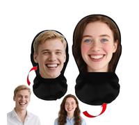 Personalized 3D Printed Face Mask - Custom Lifelike Replica & Reusable Mesh Face Covering | Halloween Novelty Hood, Prank Masks, Unique Gift