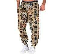 Personalized 3D Sweatpants Men's/Women's Custom African Tribal Ethnic Prints Sweatpants Jogger Pants, Add Text/Image/Logo