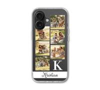 Personalized 6 Photos & Short Text Soft TPU Cover for iPhone 16 16 Pro Max 15 15 Pro 14 14 Plus 13 12 11 X XS XR 8 7 6 SE - Birthday Gift for Loved Ones