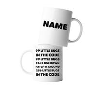 Personalized 99 Little Bugs In The Code | Customised Coffee Mug | 11 OZ