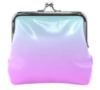 Personalized Abstract Blurred Gradient Purple Color Women's Coin Purses & Pouches Kiss Lock Small Pouch Coin Wallet, Abstract blurred gradient purple color, Classic
