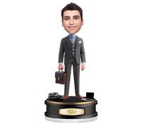 Personalized Acrylic Desktop Standee,Custom 2d Standing Figure with Photo, Funny and Unique Gift for Graduation, Birthday, Holidays, Or Office Desk Decor (Men)