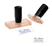 Personalized Acrylic Self-Inking Stamp with Quick Drying InkCustom Family Name RSVP Adress Royal Customized Stamp