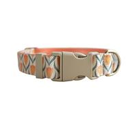 Personalized Adjustable Custom Engraved Dog Collar ， Customized ID Nameplate Puppy Collars ，for Small Large Dogs large dog collar(Pattern 20,S for neck 31-41cm)