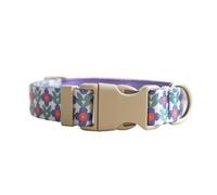 Personalized Adjustable Custom Engraved Dog Collar ， Customized ID Nameplate Puppy Collars ，for Small Large Dogs large dog collar(Pattern 13,S for neck 31-41cm)