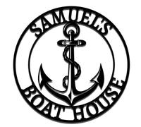 Personalized Anchor Metal Name Sign,Custom Nautical Anchor Metal Wall Art,Hanging Wall Decoration for Lake House Man Cave Cabin Backyard Home,Welcome Sign Anchor