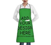 Personalized Aprons For Women Men Custom Kitchen Cooking Apron With Pockets Customized Name Logo Image Grill Chef Apron Gifts