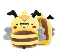 Personalized Backpack Kindergarten Toddler Children'S Backpack For 1-5 Years With Embroidered Name Backpacks For Girls, Boys And Toddlers (Bee)