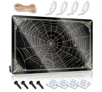 Personalized Bar Signs Goth Spider Web Tin Sign Funny House Decor Tin Signs Warning(20X30CM)