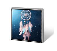 Personalized Beautiful Dreamcatcher Lapel Pin for Men Women Cute Funny Square Brooch for Ease And Safe Aluminum Alloy Brooches Suit Dress Accessories Wedding Party