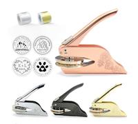 Personalized Book Embosser, Library Embosser, Wedding Invitation Book Embosser, for Embossing Gift and Self Ink Stamp, Ex Libris, Book Lover Gift, Graduation Gift, Wedding Gifts, Library Of Book Stamp