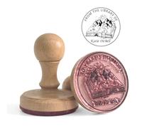 Personalized Book Stamp, Ex Libris, from The Library of, This Book Belongs to Personalized Library Stamp, Custom Wooden Custom Teacher Stamps