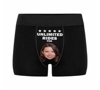 Personalized Boxer with Face On Them,Hearts Funny Men's Underwear for Him Boyfriend Husband Valentines Day Gifts/Birthday Gifts