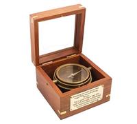 Personalized Brass Compass with Custom Engraving - Antique Look Compass Gift for Grandson, Dad, Son - Graduation, Baptism, Birthday, Retirement Keepsake