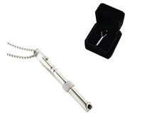 Personalized Breathing Smokeless Inhaleres for Anxiety Relief Smoking Cessation, Noluva Quit-Smoking Device, Breath Link for Men and Women (Sliver)
