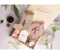 Personalized Bridesmaid Gift Box, Maid of Honour Proposal Box, Custom Name Bridesmaid Gifts, Wedding Party Gift Set, Teachers Gifts | Bridal Shower Gift | Birthday Gifts (Pink)
