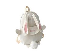 Personalized Bunny Backpack with Name for Girl Children, Customized Toddler Mini Daypack Bookbag with Rabbit Ear, Casual Rucksack for Travel