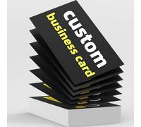 Personalized Business Cards Customize with Photos/Image/Logo Double-Sided Printing Waterproof Business Cards for All Occasions - Square-cornered Card (3.54 X 2.12 inch)