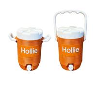 Personalized Can Cooler Holder, Retro Mini Water Cooler Drink Design with Custom Name & Straw Lid, Fits Standard 12oz Cans, Novelty Party Tumbler Holder
