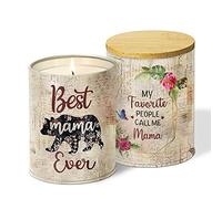 Personalized Candles Gifts for Mom from Daughter, Mom Mother's Day Gifts, Funny Birthday Gifts for Mum Women, I Love You Mom, Lavender Candle 10 Oz
