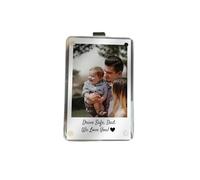 Personalized Car Accessories - Photo Car Sun Visor Clip - Custom Acrylic Sun Visor Clip with Photo Holder - Drive Safe Gift for Mom, Dad, Family - Father’s Day, Birthday, Christmas