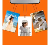 Personalized Car Air Freshener, Custom Double-Sided Air Fresheners, Personalized Car Hanging Accessories, Suitable for Bathroom, Wardrobe, Bedroom, Decoration (Rectangle)