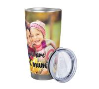 Personalized Car Coffee Mug With Names Pictures Logo Text, Custom Photo Thermal Insulated Travel Coffee Tumbler Cup 20oz Double Wall Stainless Steel Thermo Container