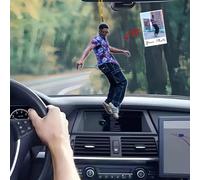 Personalized Car Ornament 2025 with Photo - Custom Air Freshener Shape for Hanging in Car, First Car Gift for Son, Daughter, Driving Test Pass Keepsake, Christmas Decoration
