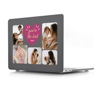 Personalized Case Compatible with MacBook Air 13 inch A1369 A1466,Custom Collage Pictures Multiple Photo Text Logo Hard Shell Cover for Laptop Mac Air 13" 2010-2017 Release,Slim Snap On Case,Clear