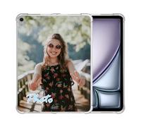 Personalized Case for iPad Air M3 13 inch 2025 A3268,A3269,A3271 | Custom Clear Cover, Slim Soft Protective with Airbag Cushion Corner Bumper,Customized Unique Gift
