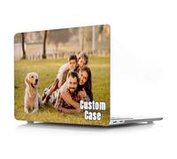 Personalized Case for MacBook Pro 15 inch A1398, Custom Picture Photo Logo Text Name Hard Plastic Shell Cover 2012-2015 Release, Design Your Own Apple Mac Pro Retina 15" Slim Snap On Clear Case