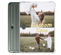 Personalized case for Samsung Galaxy Tab Active5 Pro 10.1-inch 2025(SM-X356B/SM-X350), Custom Picture Text Name Tablet Cover Lightweight Soft TPU Shockproof Impact Resistant Transparent Clear