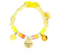 Personalized Cat Collar Custom Engraved Name & Phone Number on Double Side Beaded Breakaway Safety Small Dogs Pet Collar Adjustable 8-12 inch Fashion Gift for Cat Lovers Small Cats & Kittens