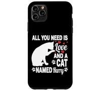 Personalized Cat Name Harry Cute Kitten Pet Lover Case for iPhone 11 Pro Max