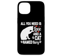 Personalized Cat Name Harry Cute Kitten Pet Lover Case for iPhone 13