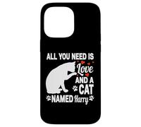 Personalized Cat Name Harry Cute Kitten Pet Lover Case for iPhone 14 Pro Max