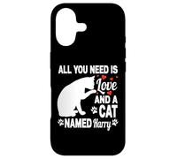 Personalized Cat Name Harry Cute Kitten Pet Lover Case for iPhone 17