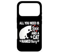 Personalized Cat Name Harry Cute Kitten Pet Lover Case for iPhone 17 Pro