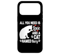 Personalized Cat Name Harry Cute Kitten Pet Lover Case for iPhone 17 Pro Max