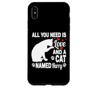 Personalized Cat Name Harry Cute Kitten Pet Lover Case for iPhone XS Max